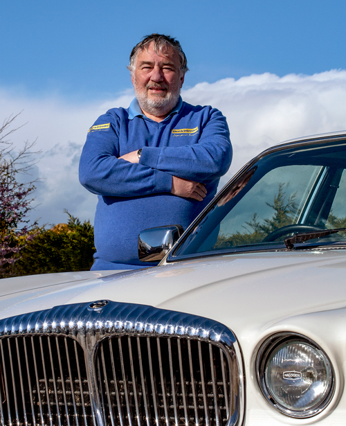 Image of Keith Edwards, owner of Embroidered Classic Car Logos