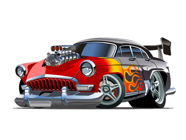 Image of Hot Rod Car available on all merchandise